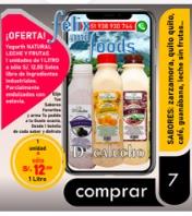 Yogurth NATURAL D'cancho, S/12.00, 1 Litro